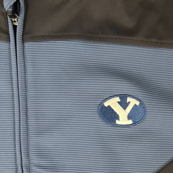 Sandor Hoodie - Black/Dark Oval Y BYU Hooded 1/4 Zip Jacket - AndersonOrd - Picture 5 of 9